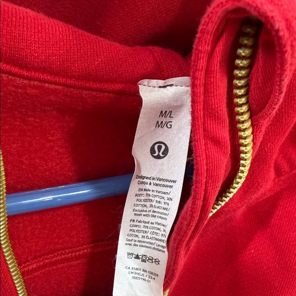 lululemon athletica Red Hoodie - Picture 6 of 6